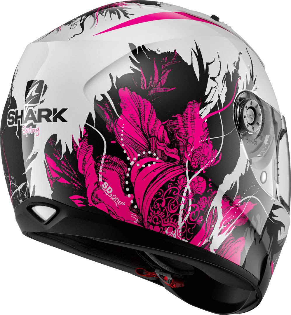 Shark 2216_24576, Caschi Moto RIDILL Spring WKV-XS Uomo, Bianco
